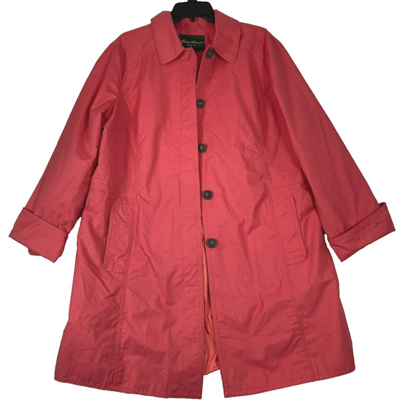 Eddie Bauer Women's Coral Trench - Picture 1 of 13